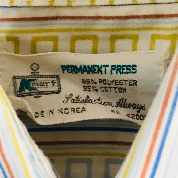 Vintage Kmart casual button down shirt - Picture 4 of 7